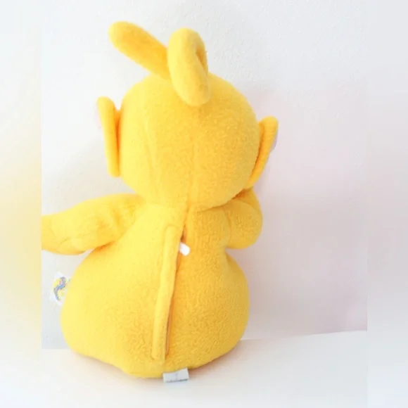 1998 Vintage Teletubbies Talking Laa Laa Plush LaLa Yellow 15” Doll Tested Works - Picture 7 of 8